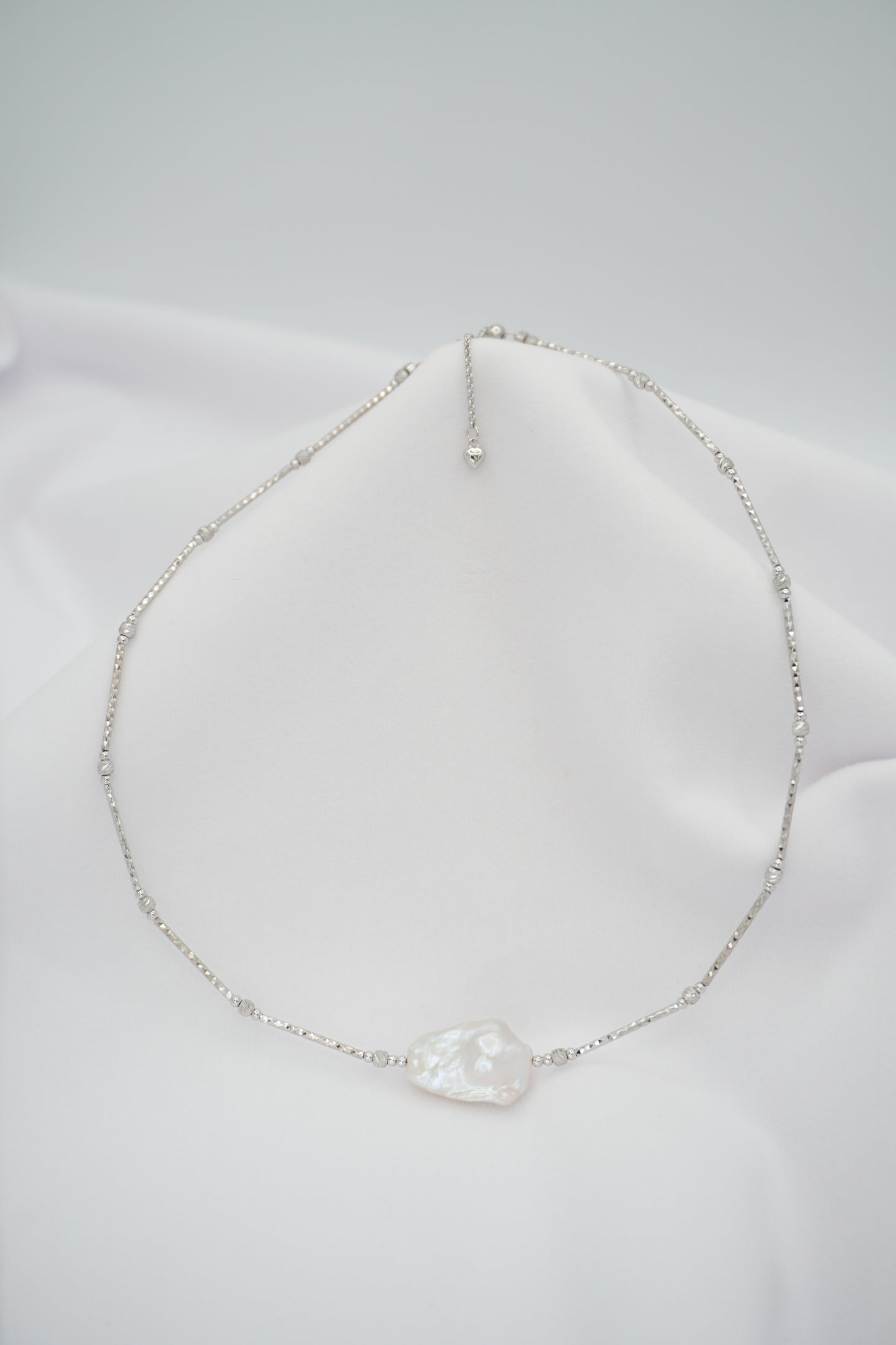 Baroque Pearl Elegant Chain Necklace