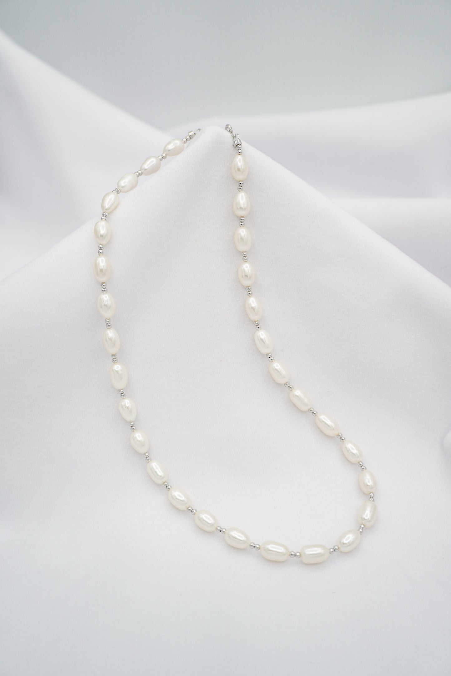 Oval Pearl Necklace
