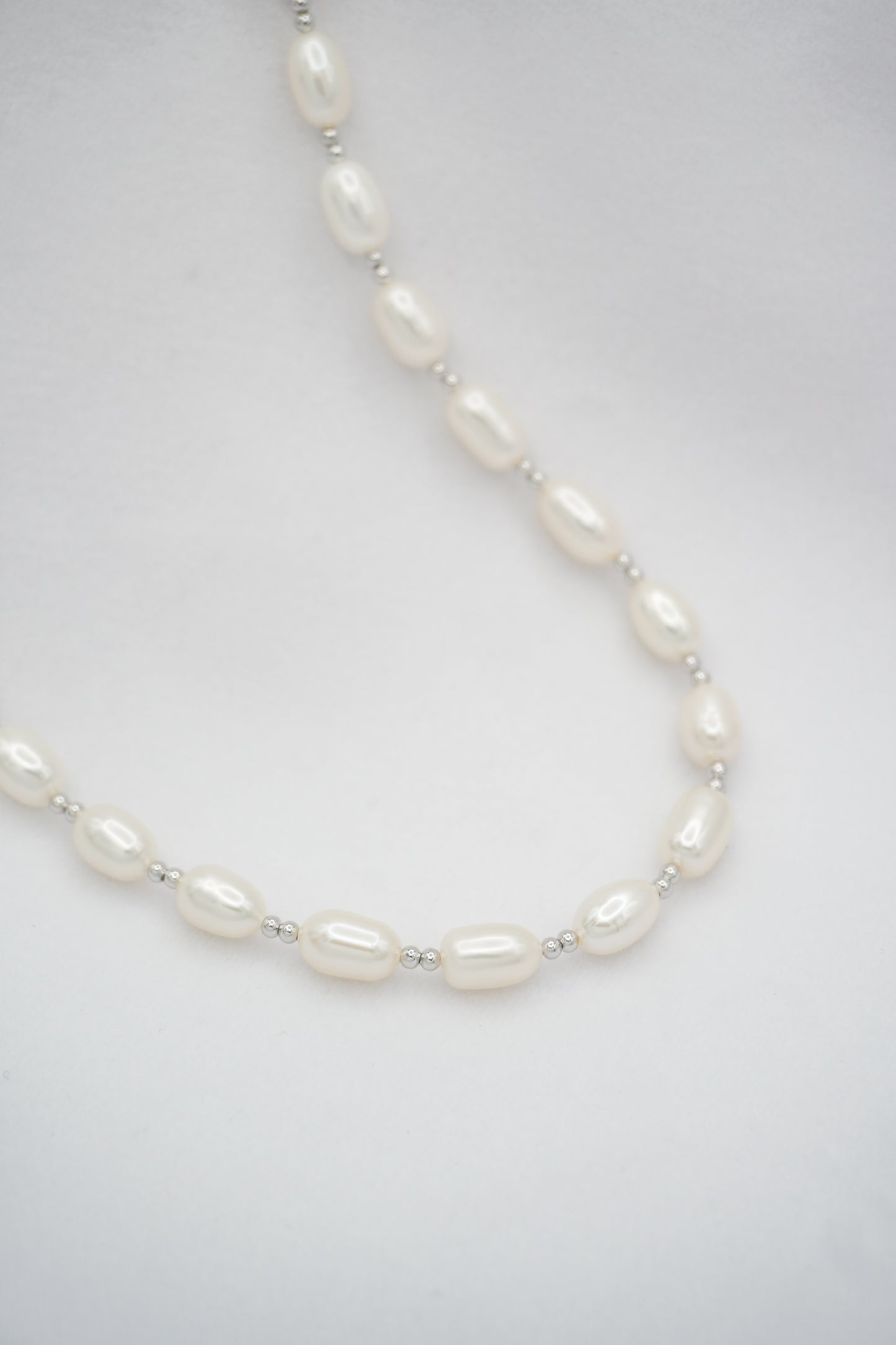 Oval Pearl Necklace