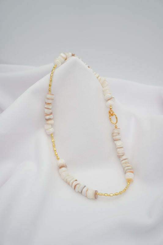 Cube Shell Necklace