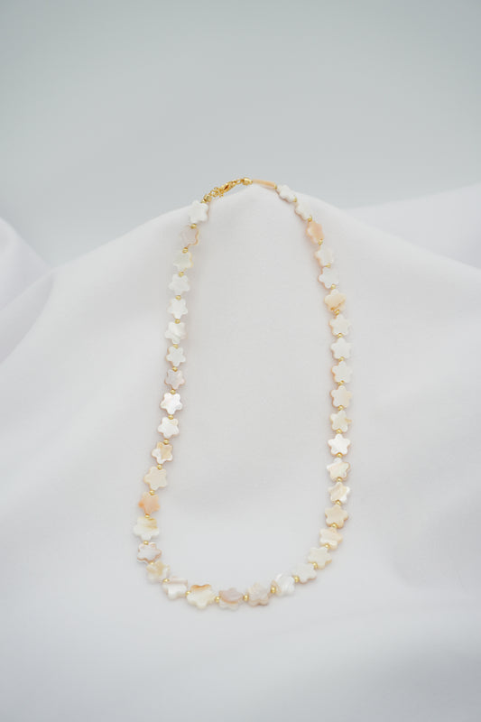 Plum Blossom Shell Necklace