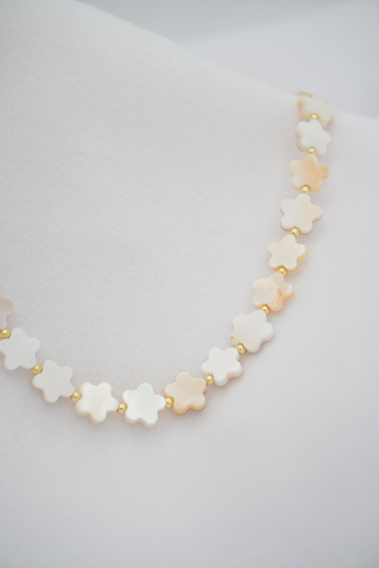 Plum Blossom Shell Necklace
