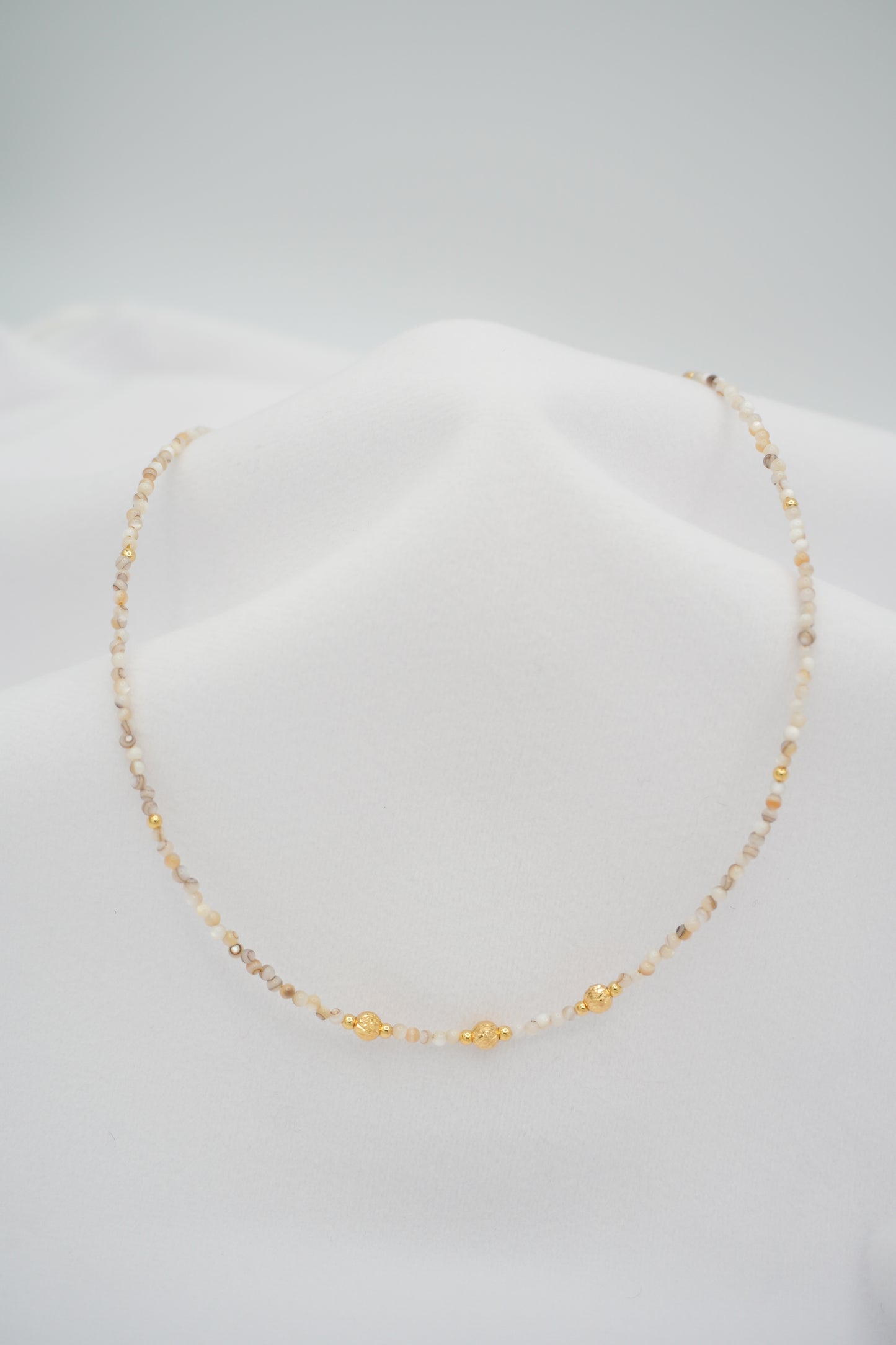 Shell Bead Everyday Necklace