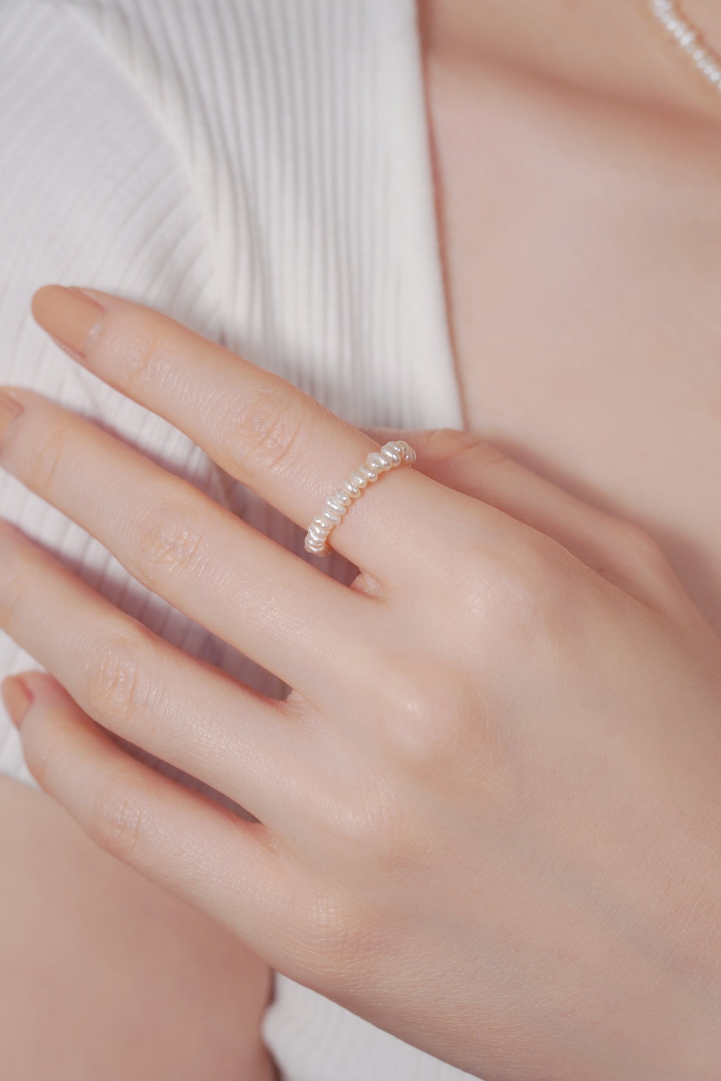 Keshi Pearl Ring