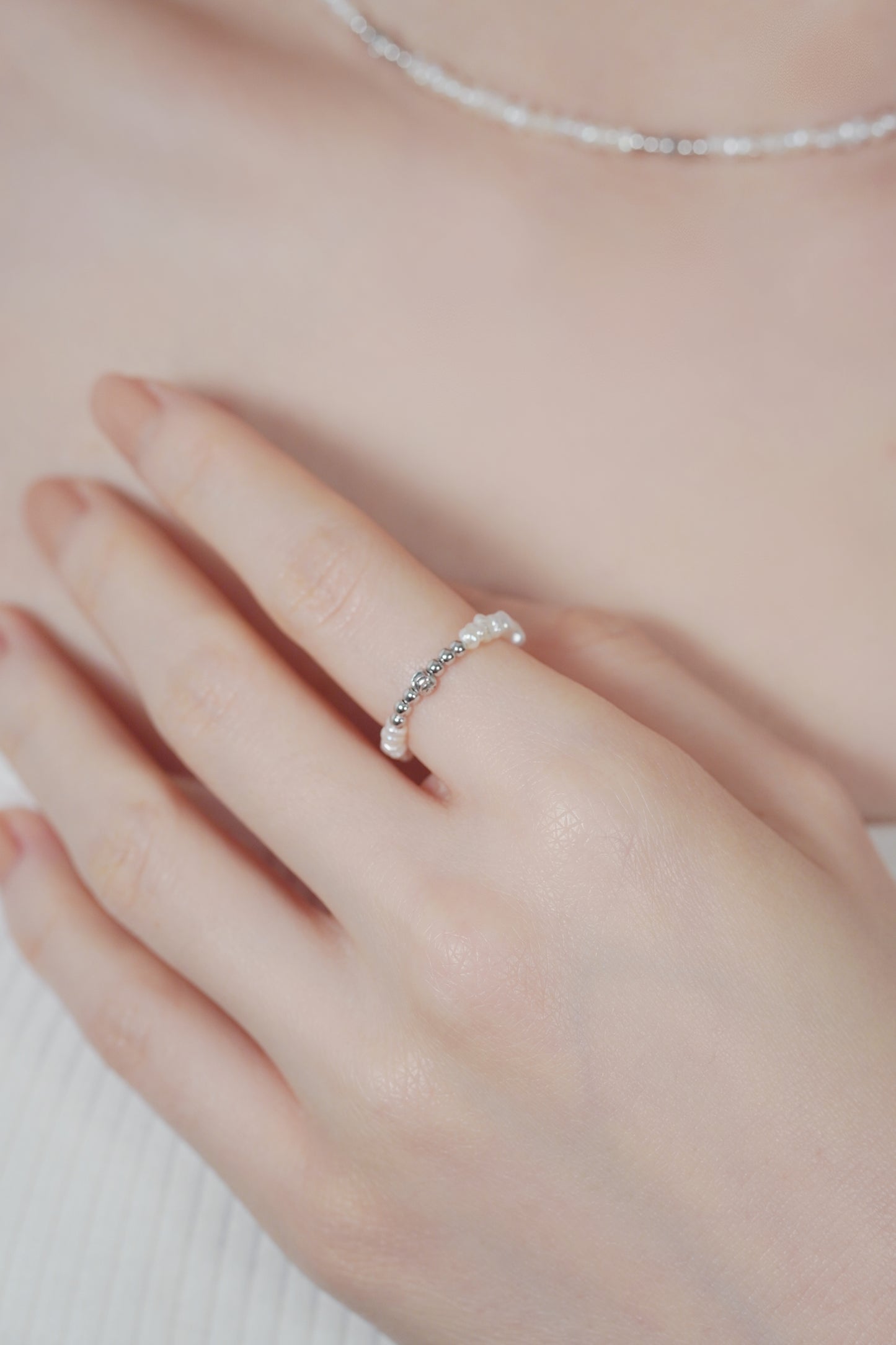 Keshi Pearl Ring