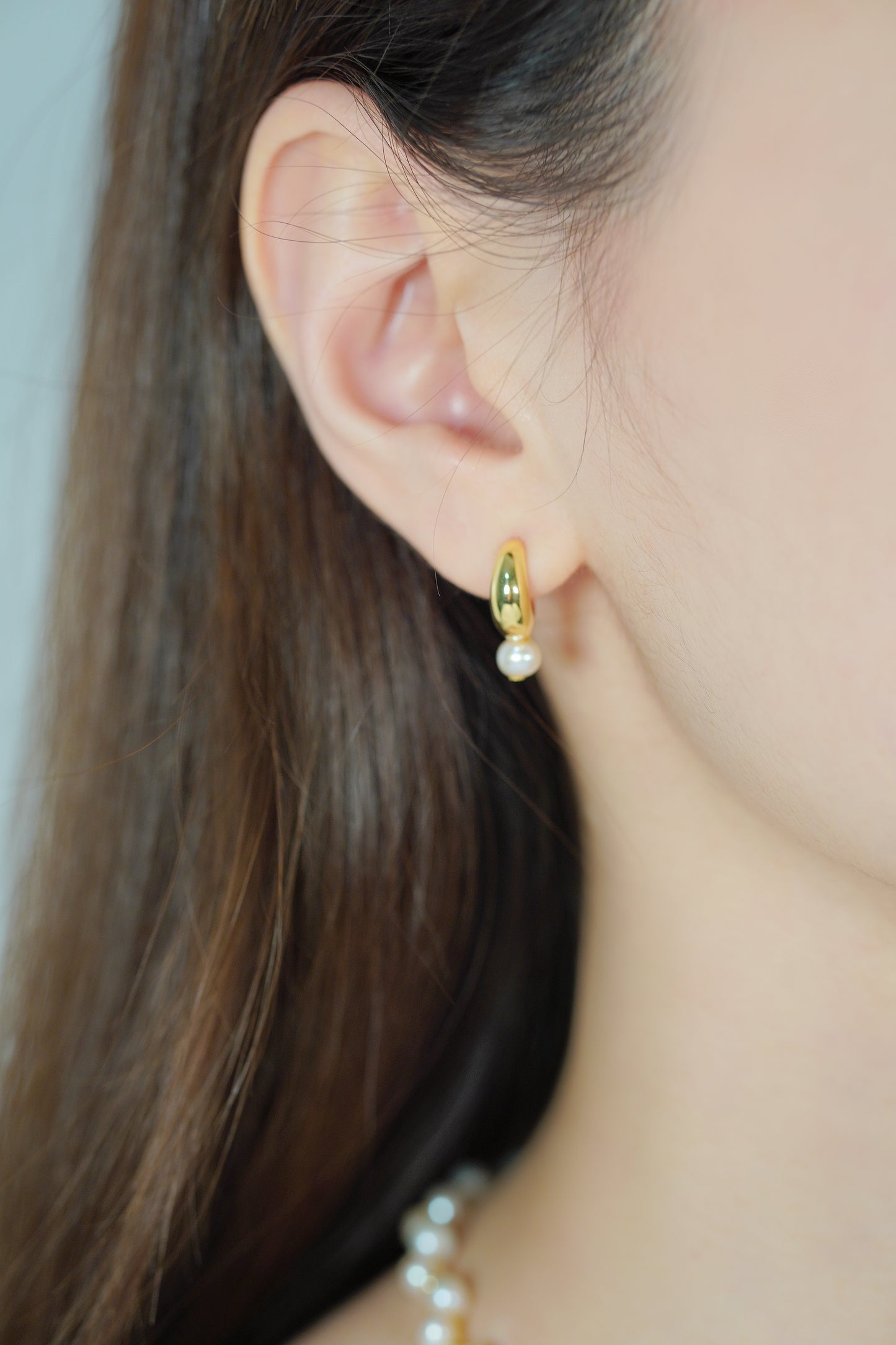 Princess Pearl Stud Earrings